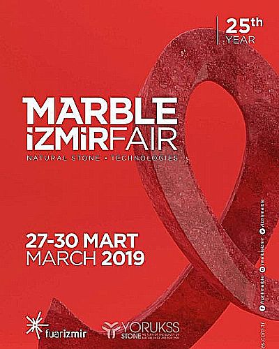 28-31 Mart 2018 tarihleri arasında Marble 24. Uluslararası Doğaltaş ve Teknolojileri Fuarındayız.